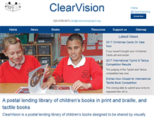Tablet Screenshot of clearvisionproject.org